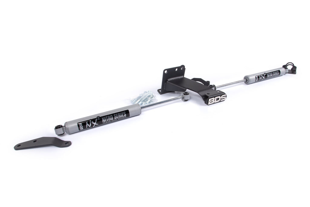 Dual Steering Stabilizer Kit w/ NX2 Shocks | T-Style Steering | Ram 2500 (19-25) and 3500 (19-24) 4WD