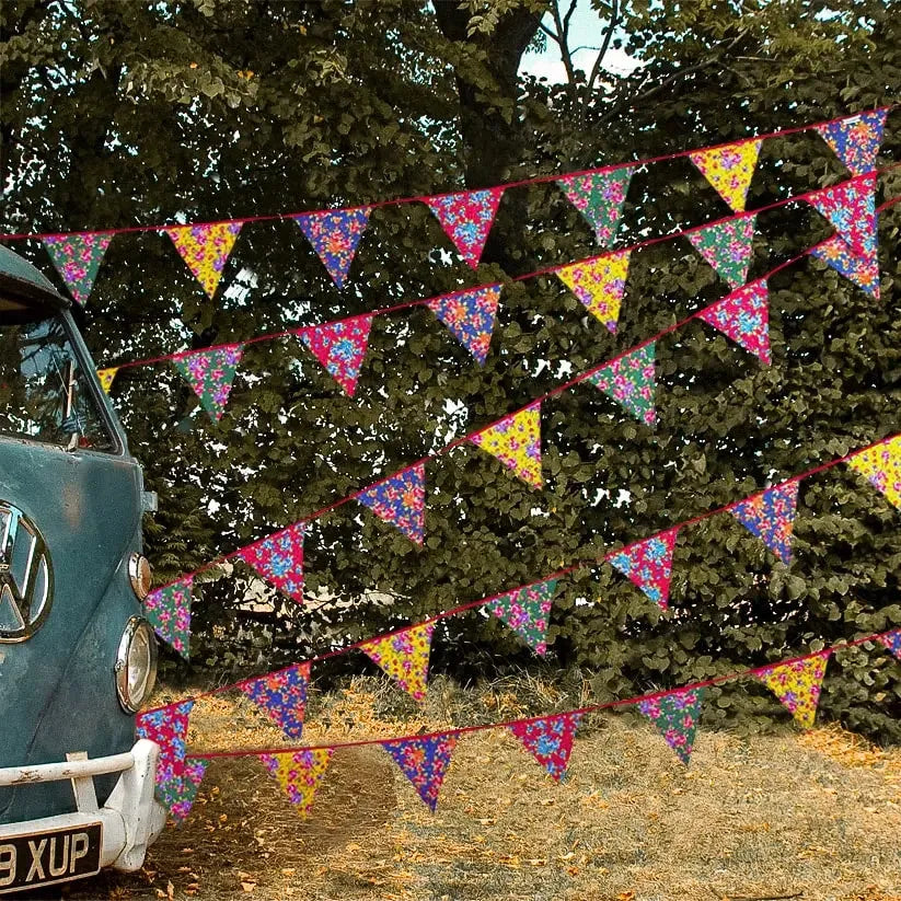 Boutique Camping 5m Cotton Camping Bunting