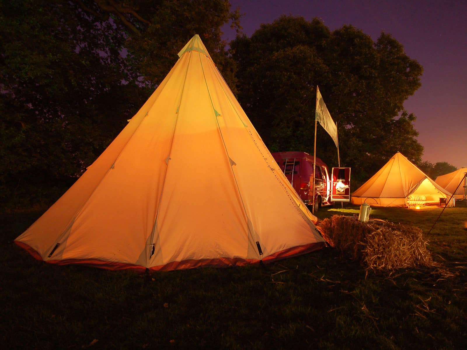 4 metre Ultimate Single Pole Tipi Tent