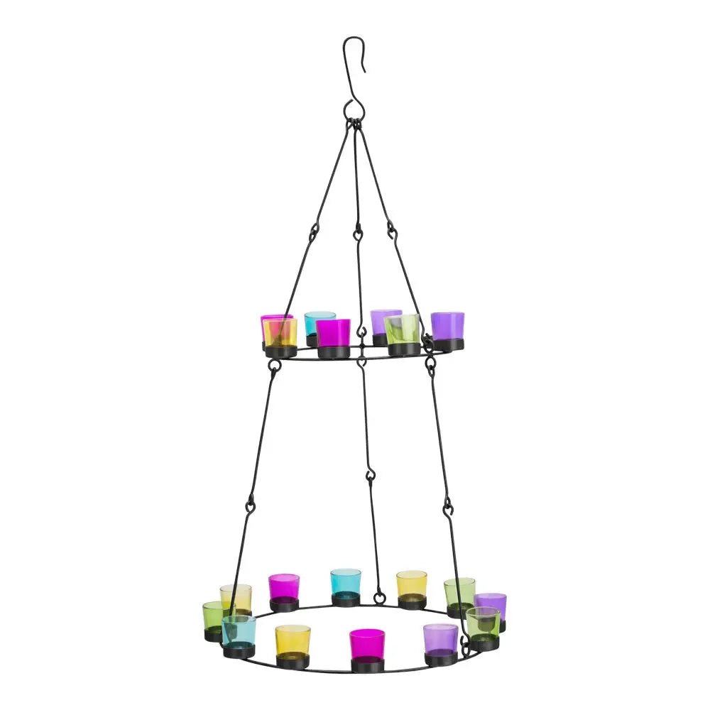 Boutique Camping Bell Tent Tea Light Chandelier