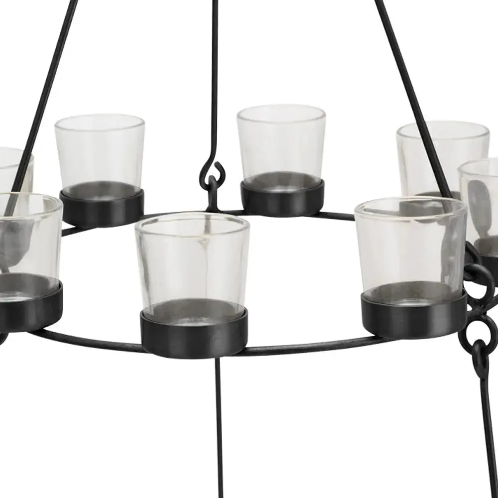 Boutique Camping Bell Tent Tea Light Chandelier