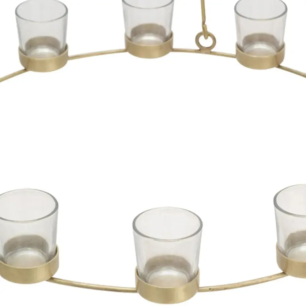 Boutique Camping Bell Tent Tea Light Chandelier