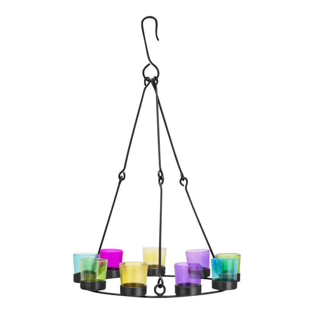 Boutique Camping Bell Tent Tea Light Chandelier