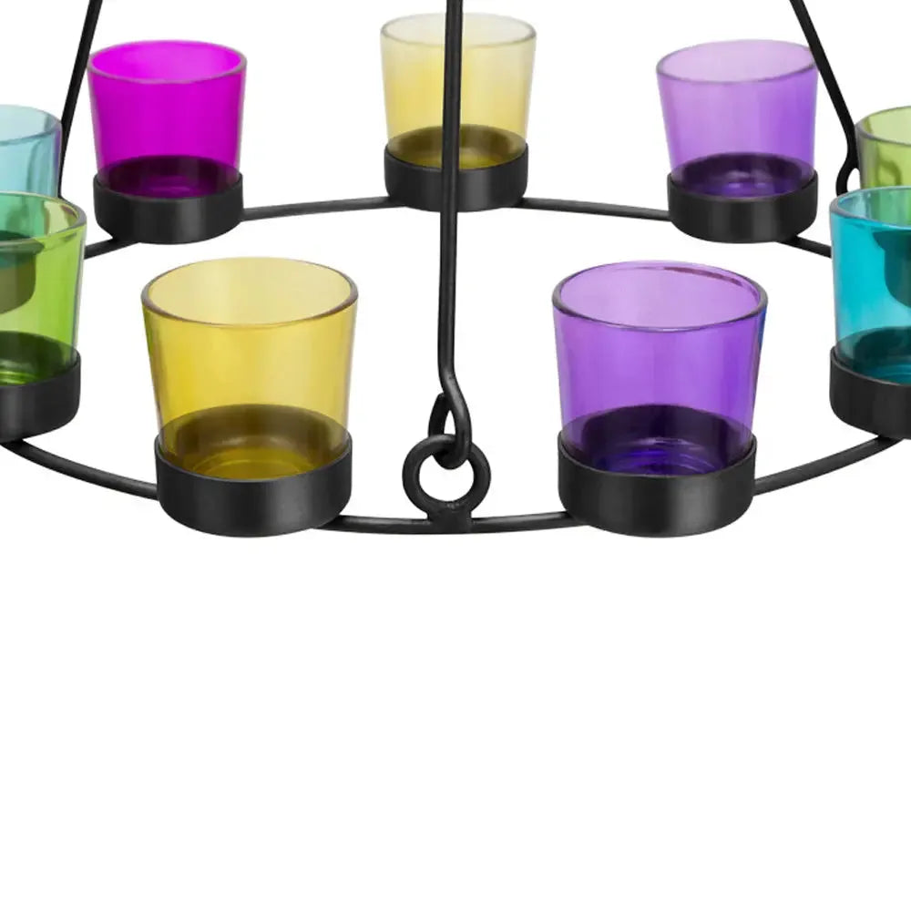 Boutique Camping Bell Tent Tea Light Chandelier