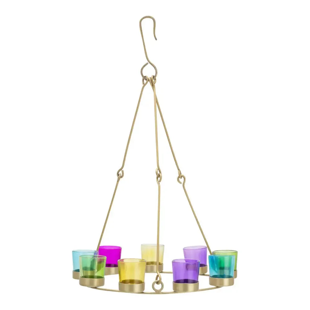 Boutique Camping Bell Tent Tea Light Chandelier
