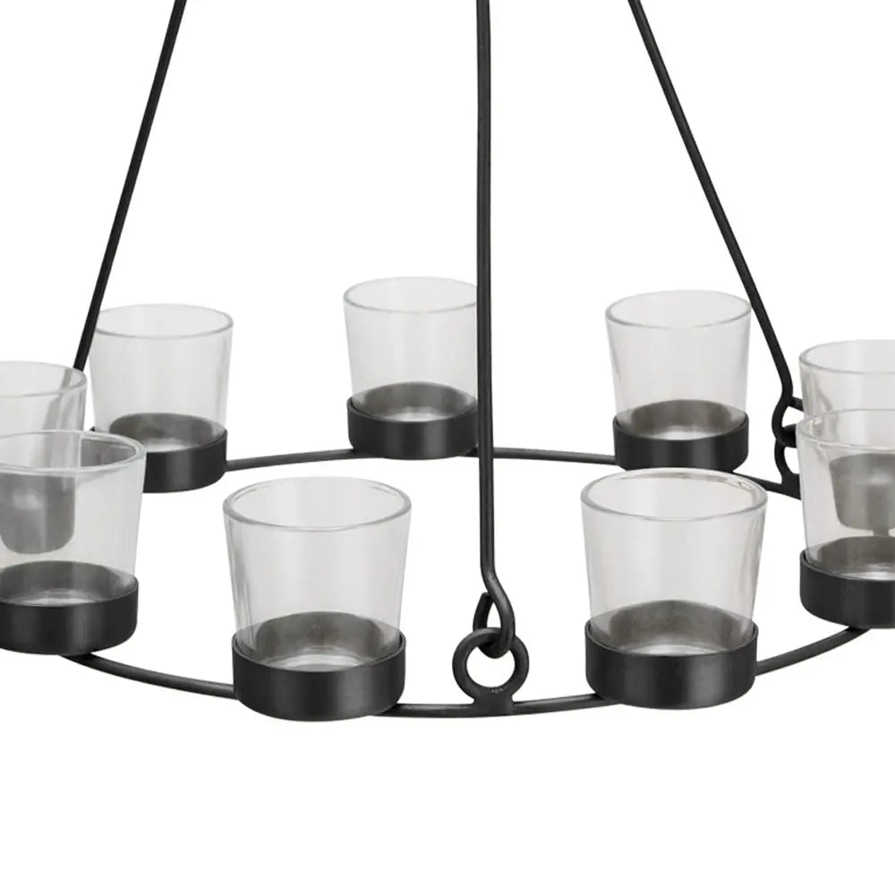 Boutique Camping Bell Tent Tea Light Chandelier