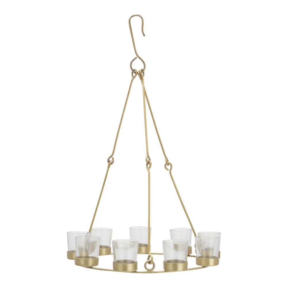 Boutique Camping Bell Tent Tea Light Chandelier