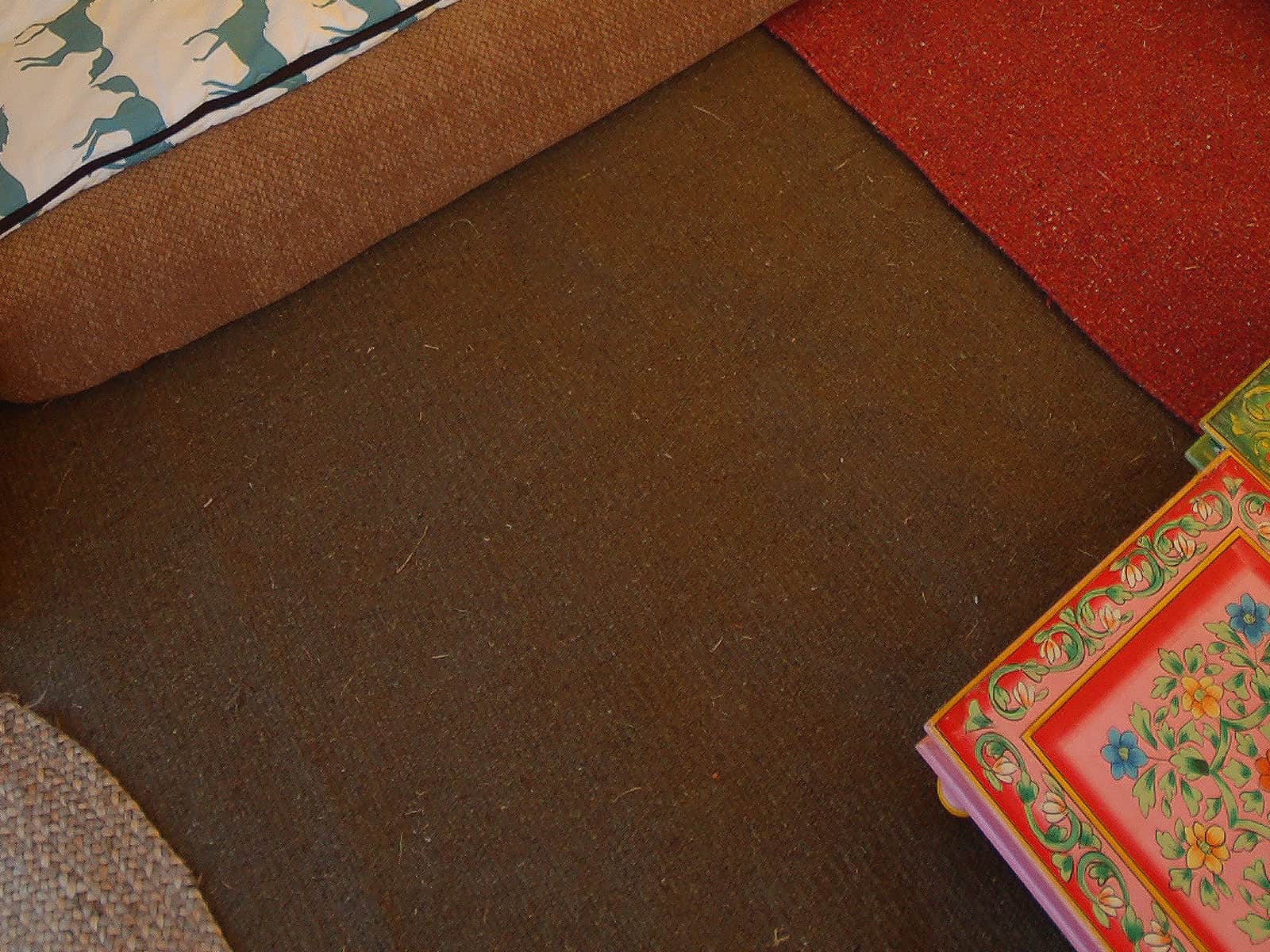 Eco Natural Handloomed Rugs - Chocolate Brown