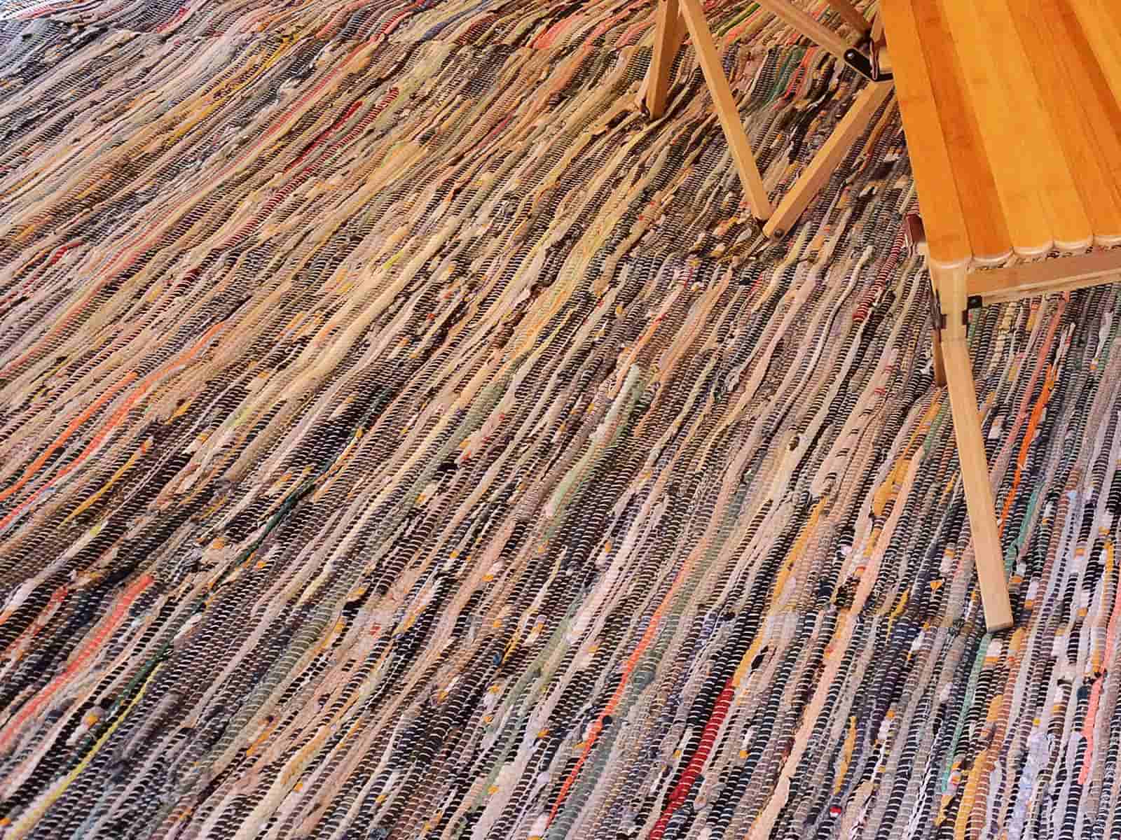 Recycled Cotton Chindi Carpet for 3m Bell Tent