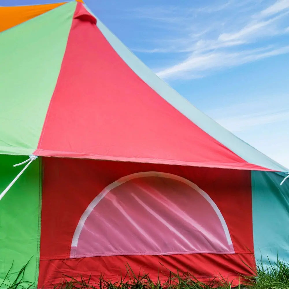 Multicolour Rainbow Classic Bell Tent