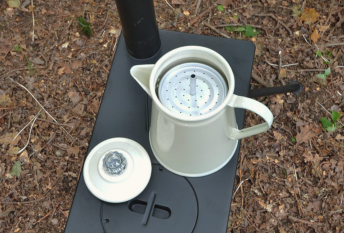 Enamel Coffee Percolator