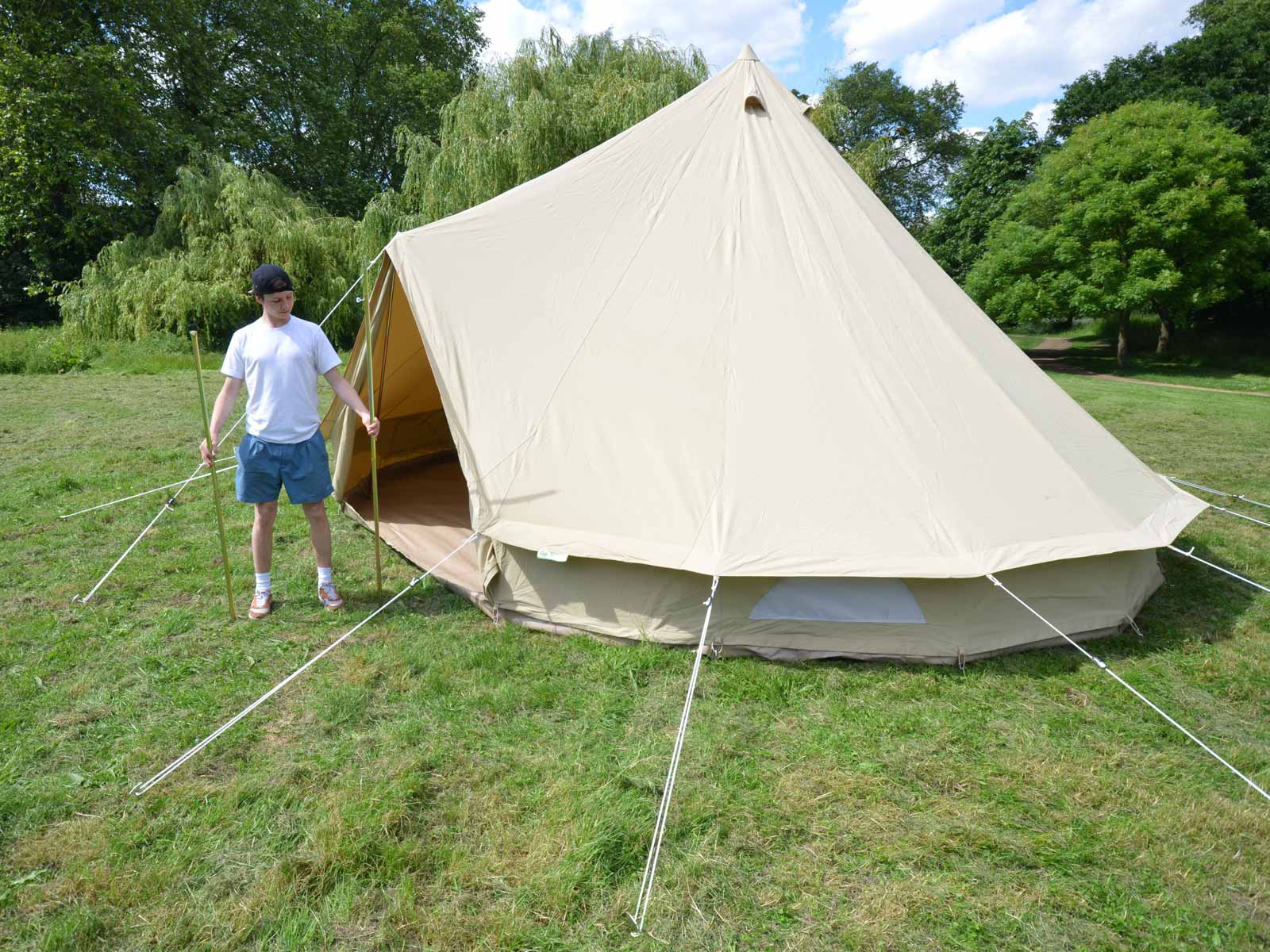 6 metre Double Door Ultimate Bell Tent