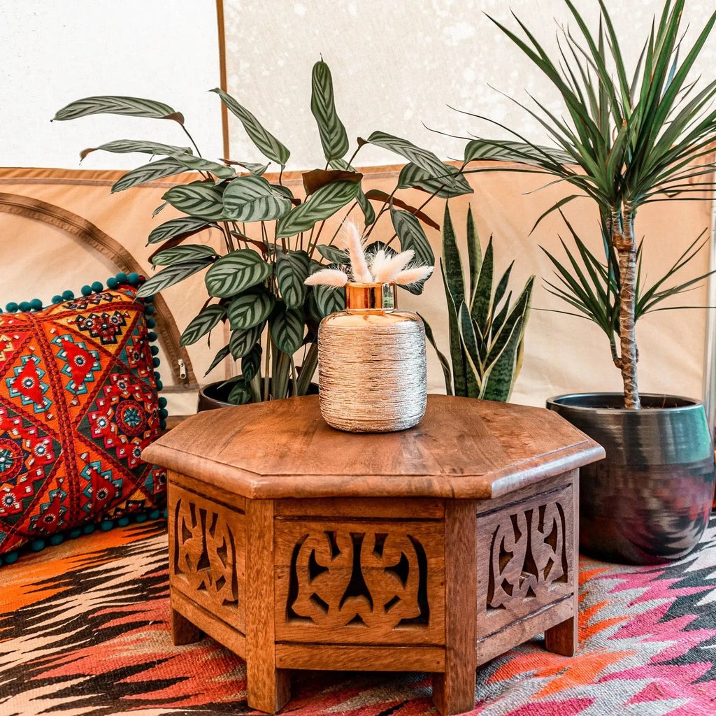 Boutique Camping Hand Painted Camping Bajot Table