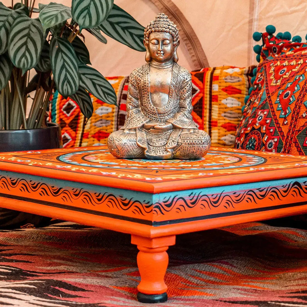 Boutique Camping Hand Painted Camping Bajot Table
