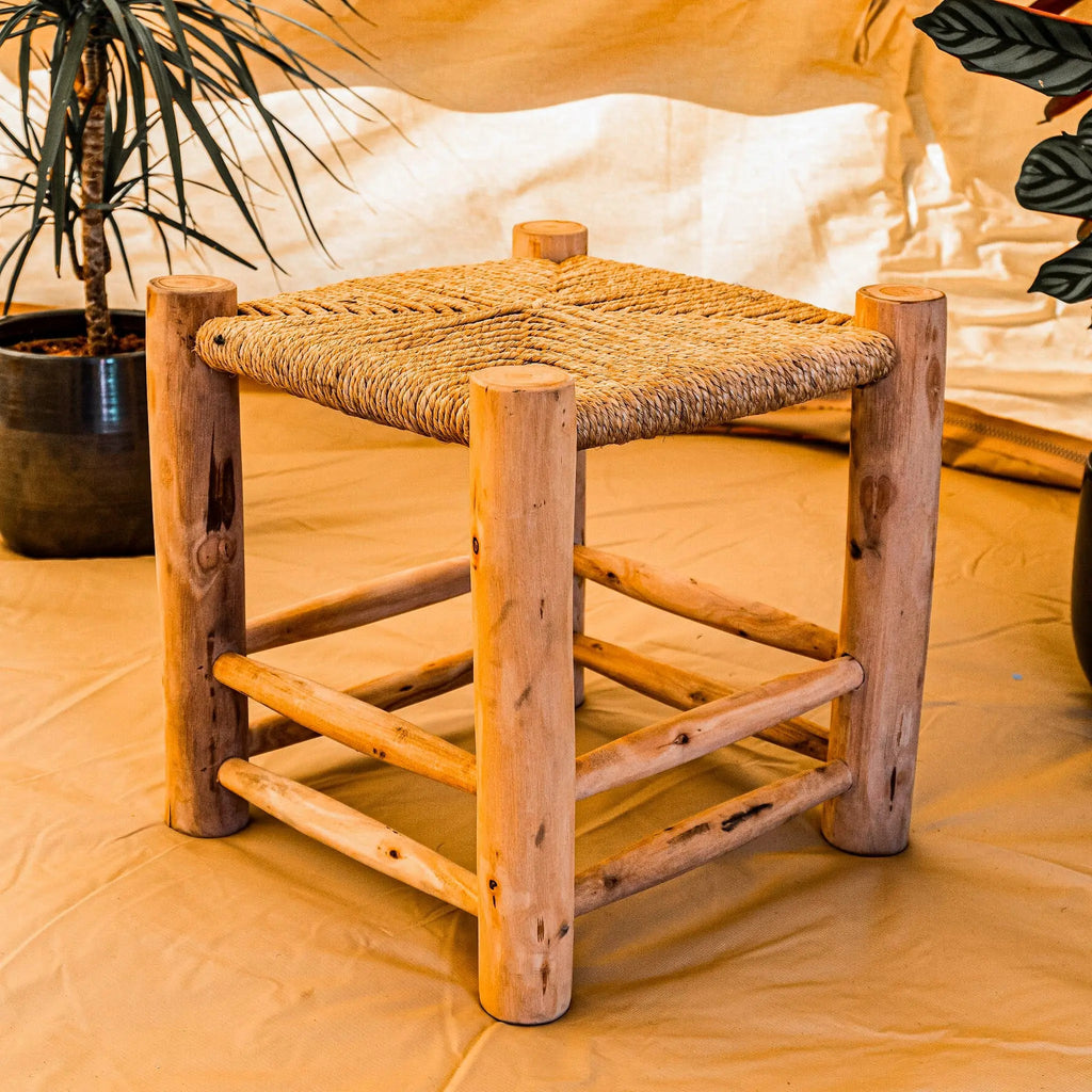 Boutique Camping Wooden Camping Stool