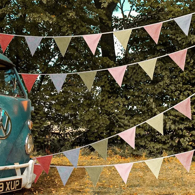 Boutique Camping 5m Cotton Camping Bunting