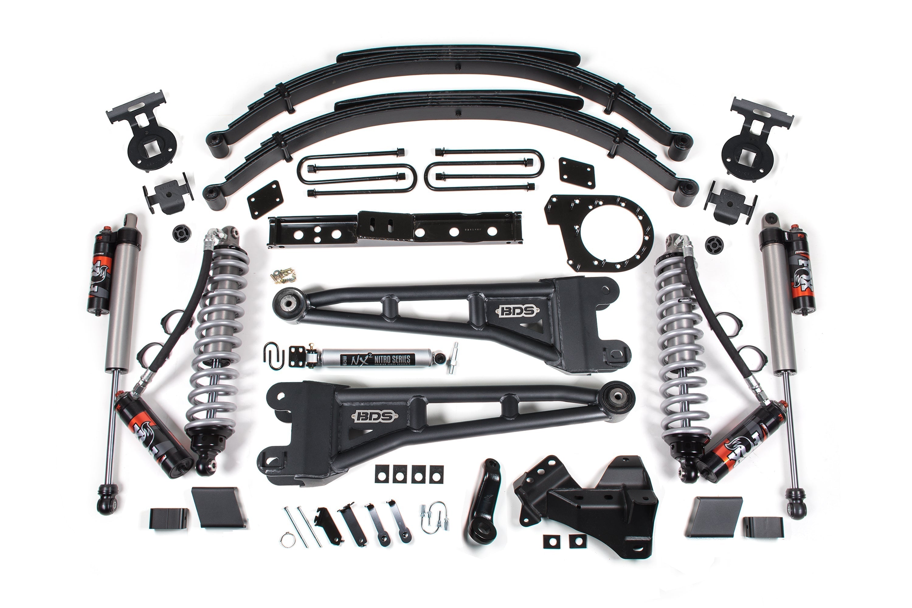 7 Inch Lift Kit w/ Radius Arm | FOX 2.5 Coil-Over Conversion - Performance Elite | Ford F250/F350 Super Duty (23-25) 4WD | Diesel