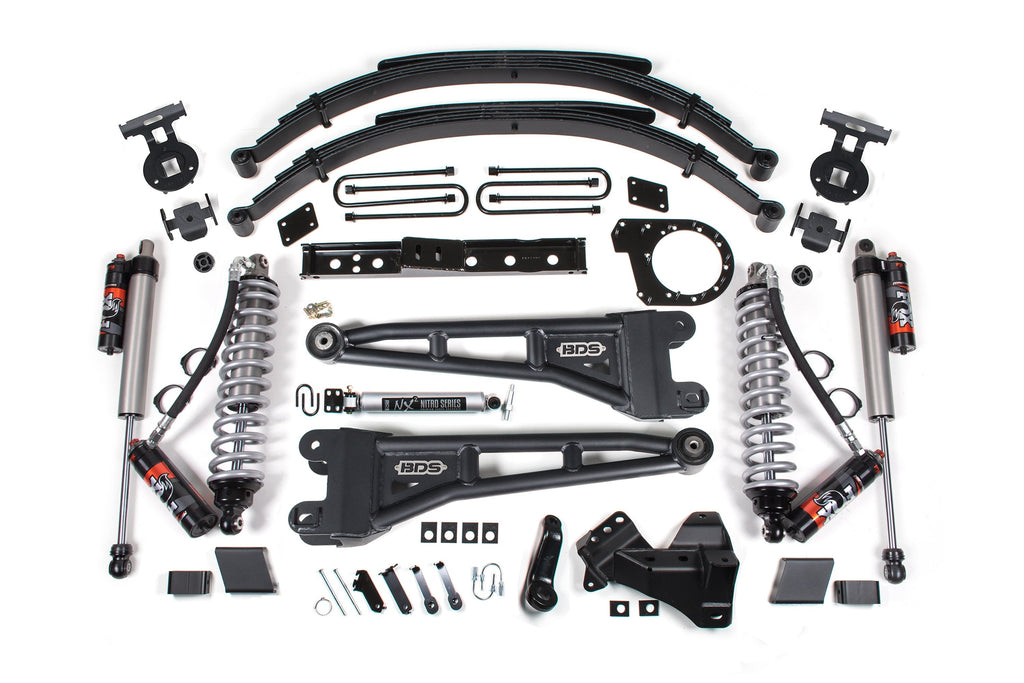 7 Inch Lift Kit w/ Radius Arm | FOX 2.5 Coil-Over Conversion - Performance Elite | Ford F250/F350 Super Duty (23-25) 4WD | Diesel
