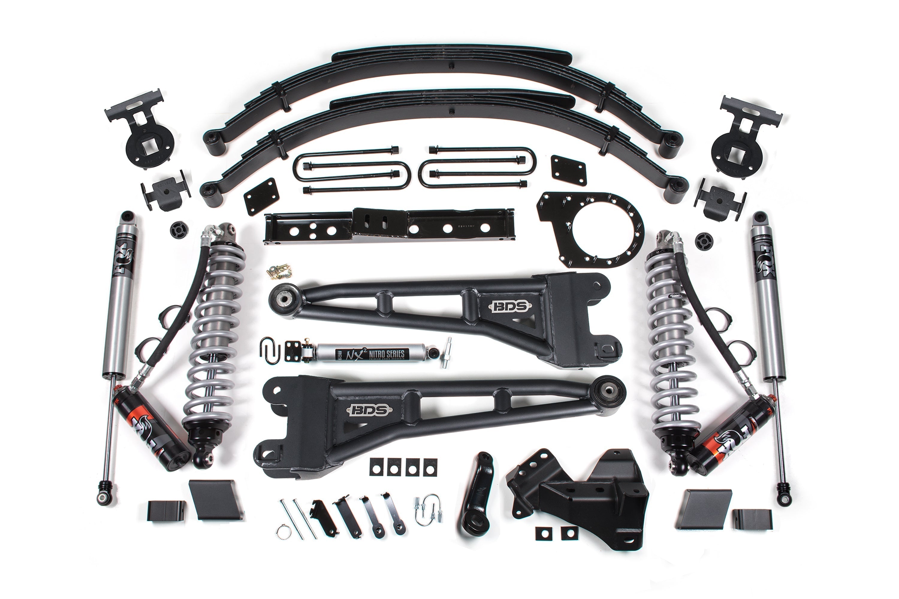 7 Inch Lift Kit w/ Radius Arm | FOX 2.5 Coil-Over Conversion - Performance Elite | Ford F250/F350 Super Duty (23-25) 4WD | Diesel