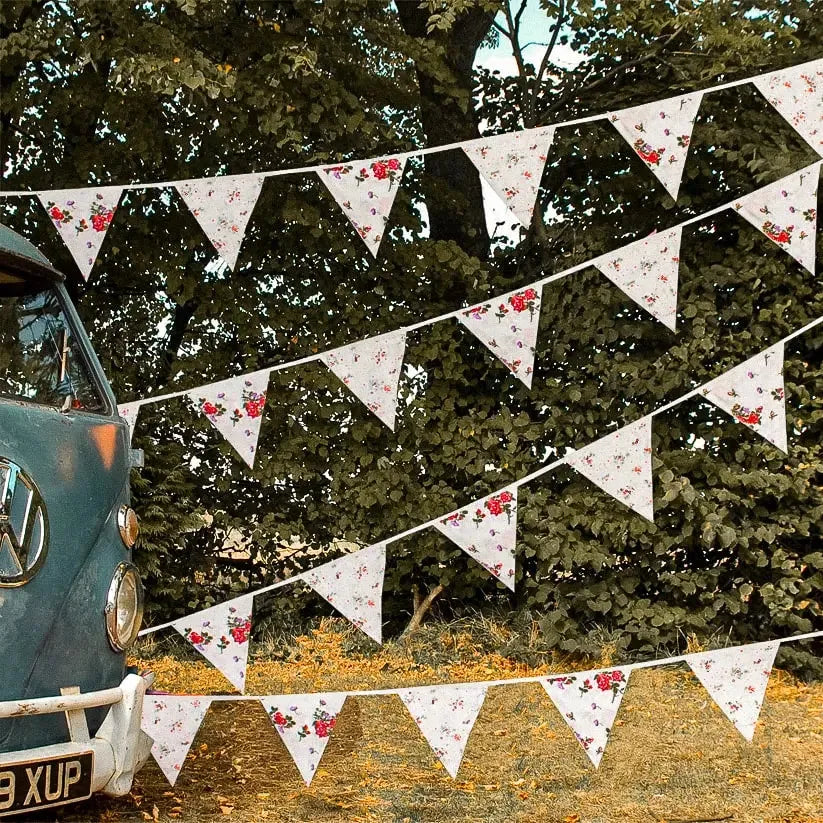 Boutique Camping 5m Cotton Camping Bunting