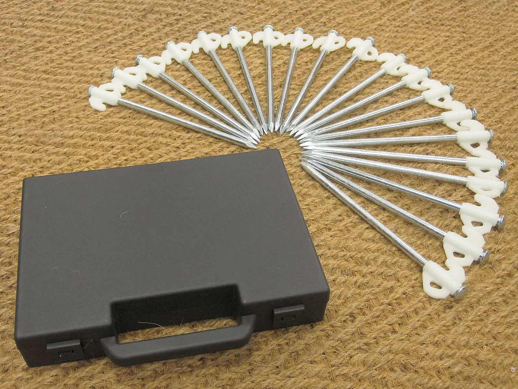 20x Heavy-duty Glow in the Dark Pegs in a Recycled Box