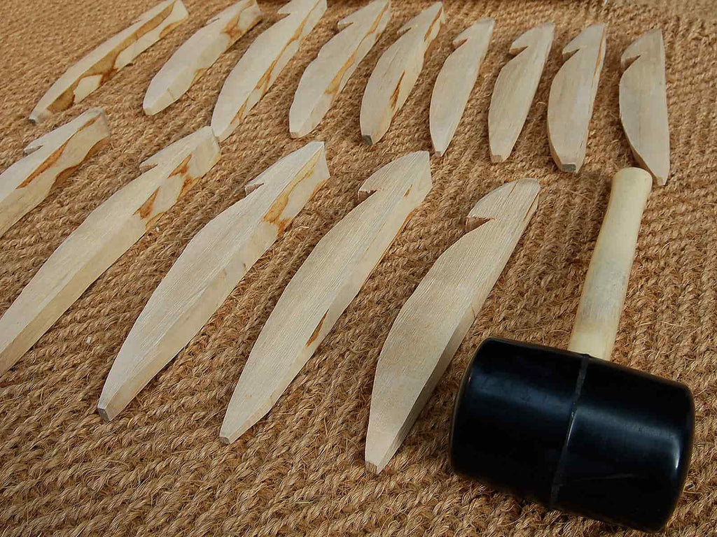 Hand-whittled Wooden Peg Pack