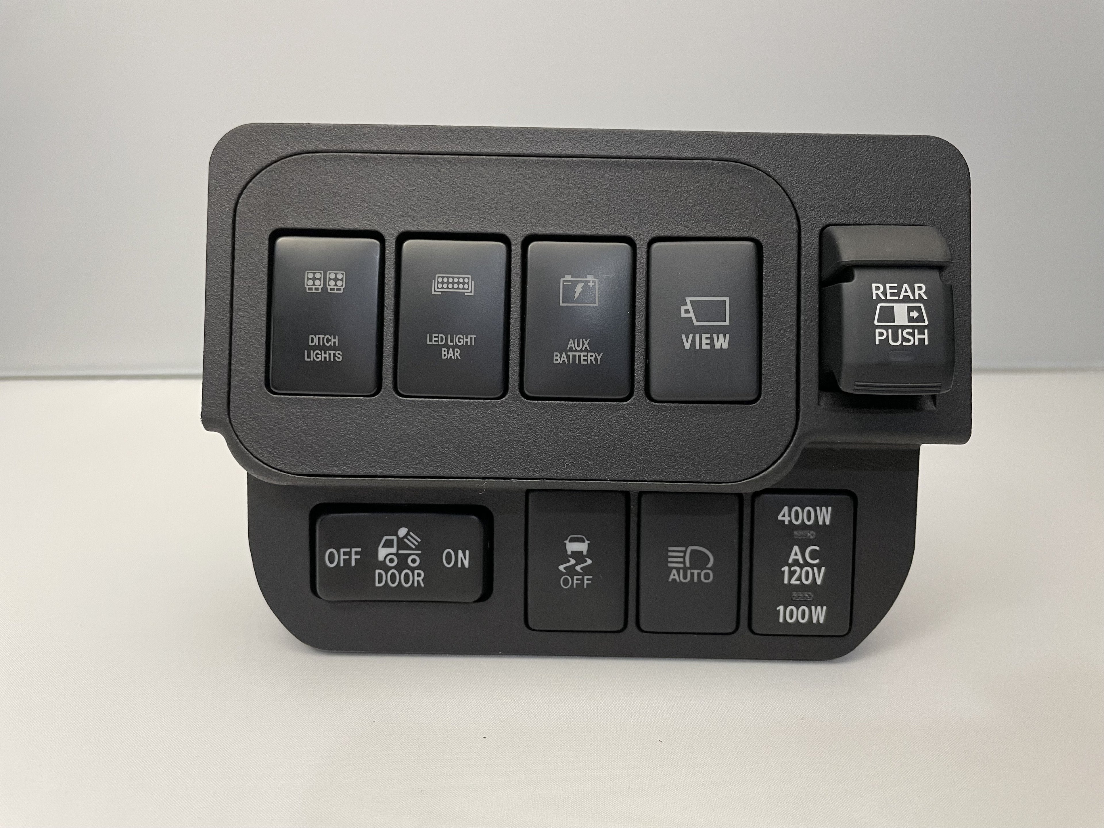 Base Switch Panel for 4 Short Switches (Tacoma Double Cab)