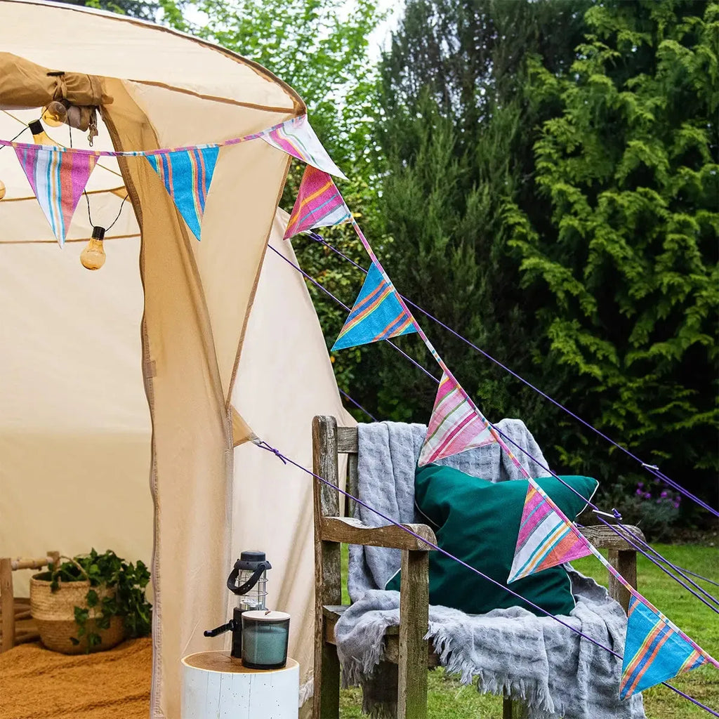 Boutique Camping 5m Cotton Camping Bunting