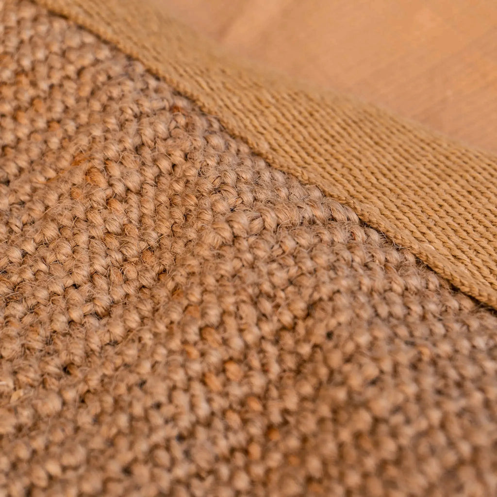 Boutique Camping Bell Tent Half Moon Jute Matting