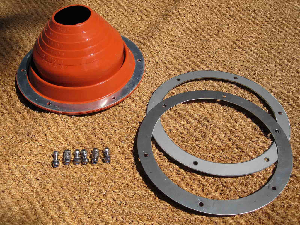 Large Flashing Kit for Tent Stoves 3" to 6-1/4”