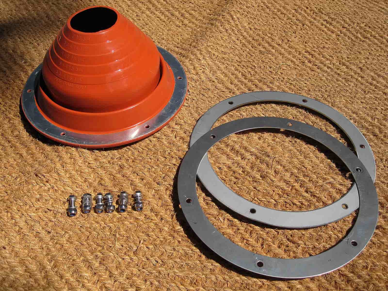 Large Flashing Kit for Tent Stoves 3" to 6-1/4”