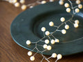White Snowberry LED Light Chain