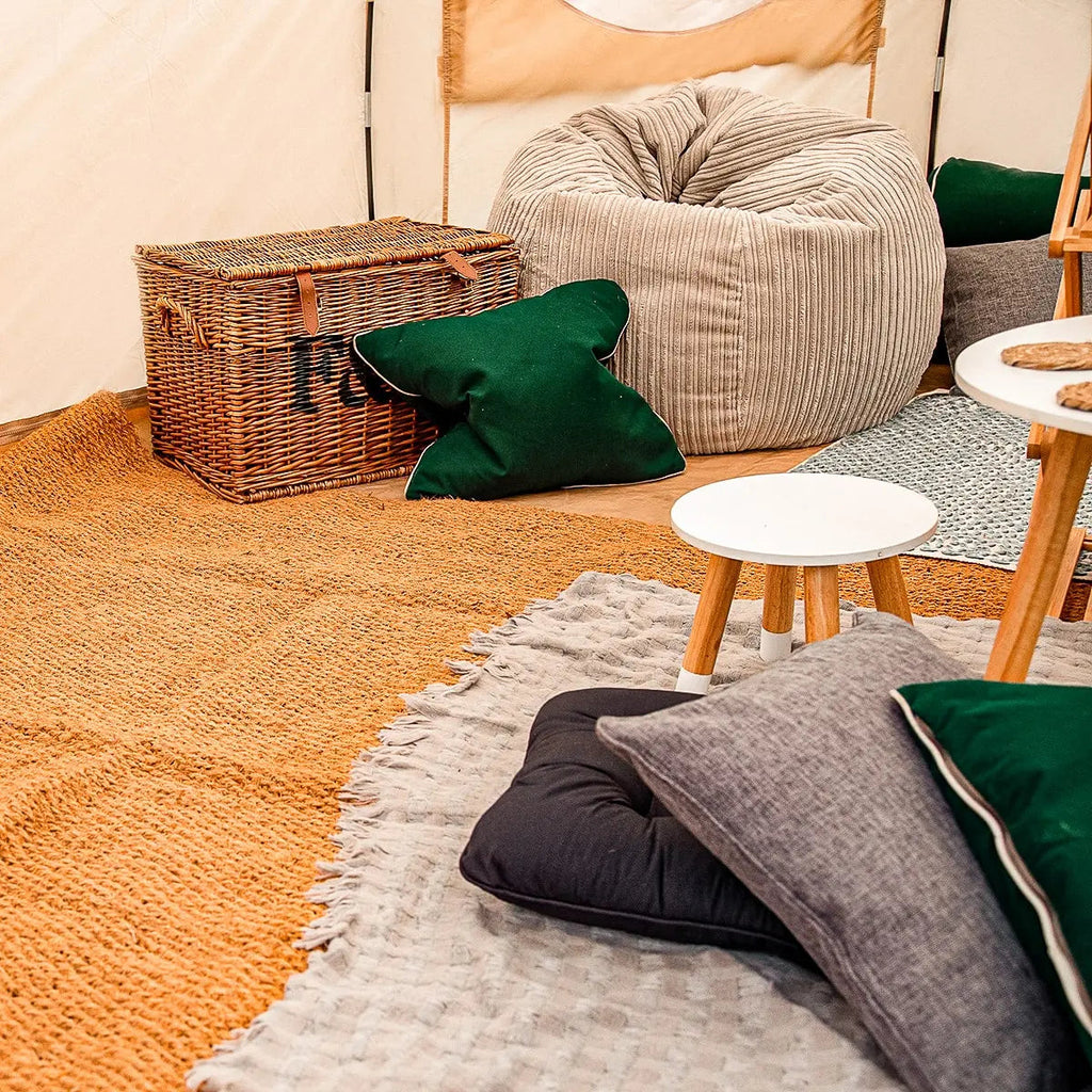Boutique Camping Bell Tent Half Moon Coir Matting