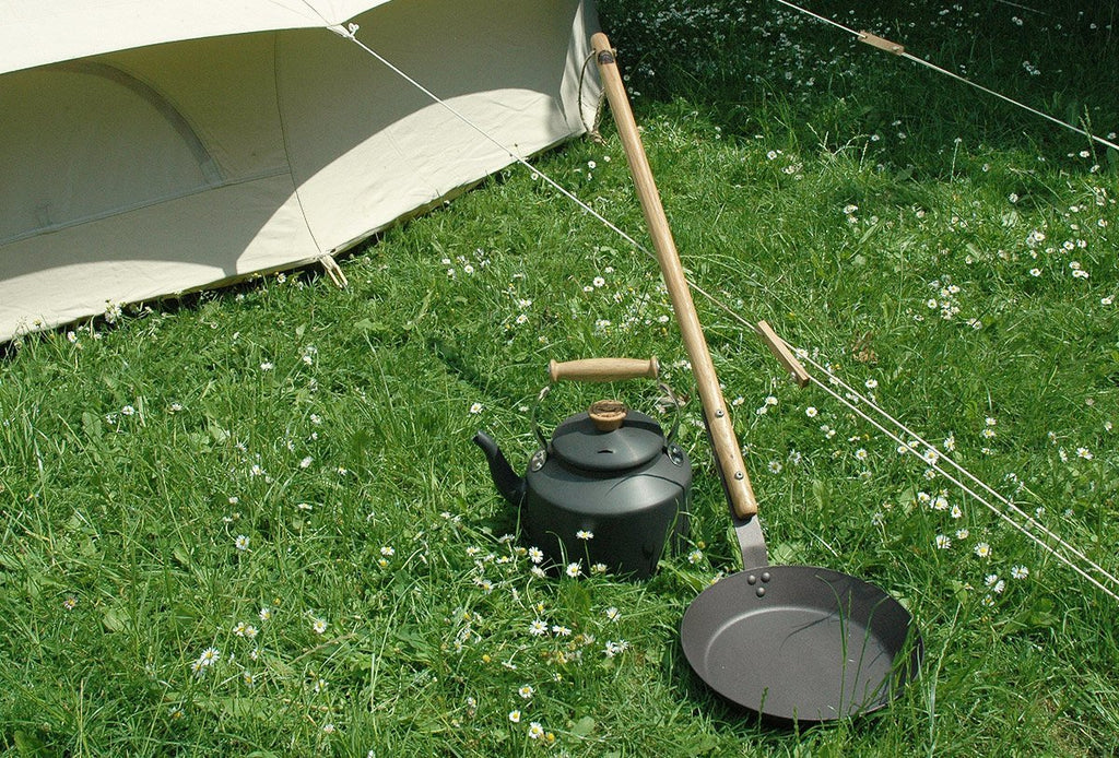 Shropshire Made Spun Iron 10” Campfire Pan - Netherton Foundry