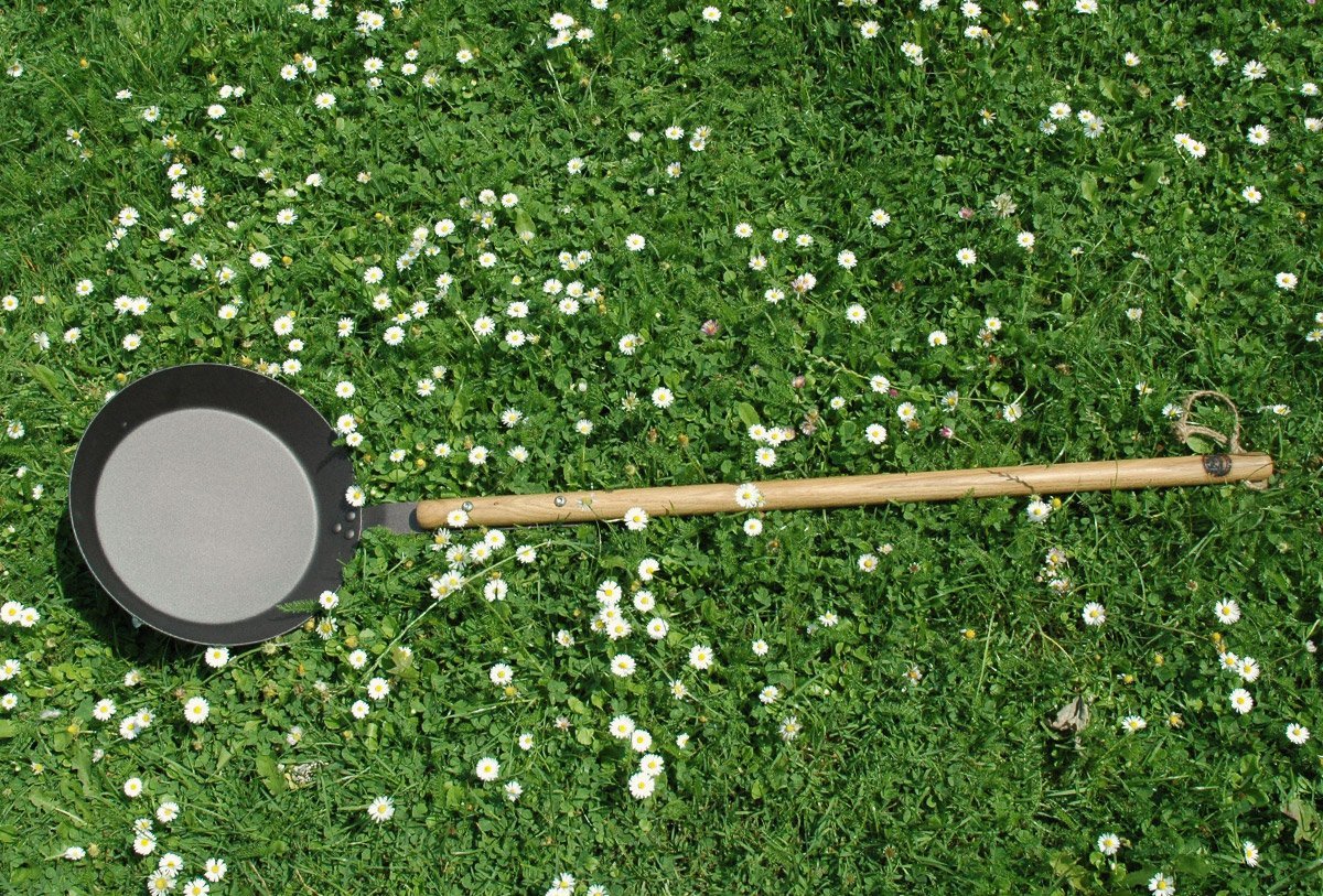 Shropshire Made Spun Iron 10” Campfire Pan - Netherton Foundry