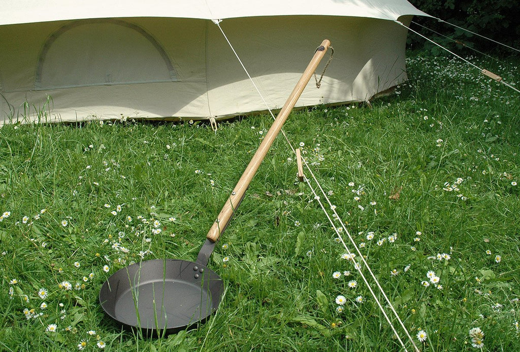 Shropshire Made Spun Iron 10” Campfire Pan - Netherton Foundry