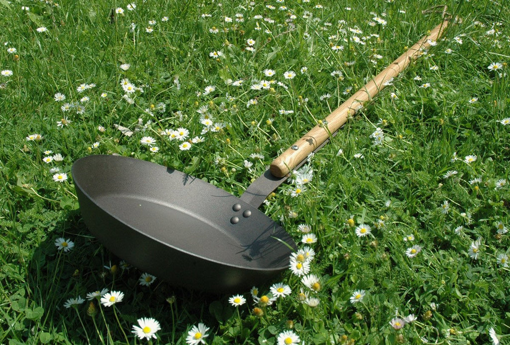 Shropshire Made Spun Iron 10” Campfire Pan - Netherton Foundry