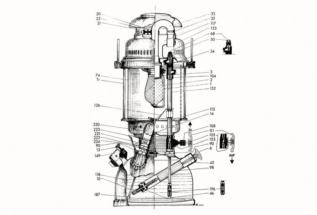 Petromax Paraffin Lamp HK500