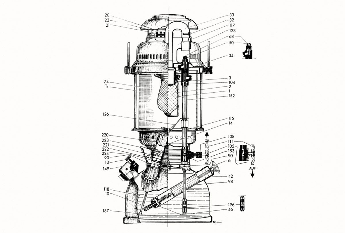 Petromax Paraffin Lamp HK500