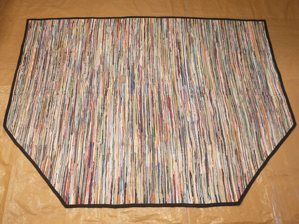 Recycled Cotton Chindi Carpet for Emperor Bell Tent (Half Moon)