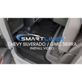 SMARTLINER Custom Fit Floor Liners For Double Cab 2019 Chevy Silverado 1500 LD (Bucket)