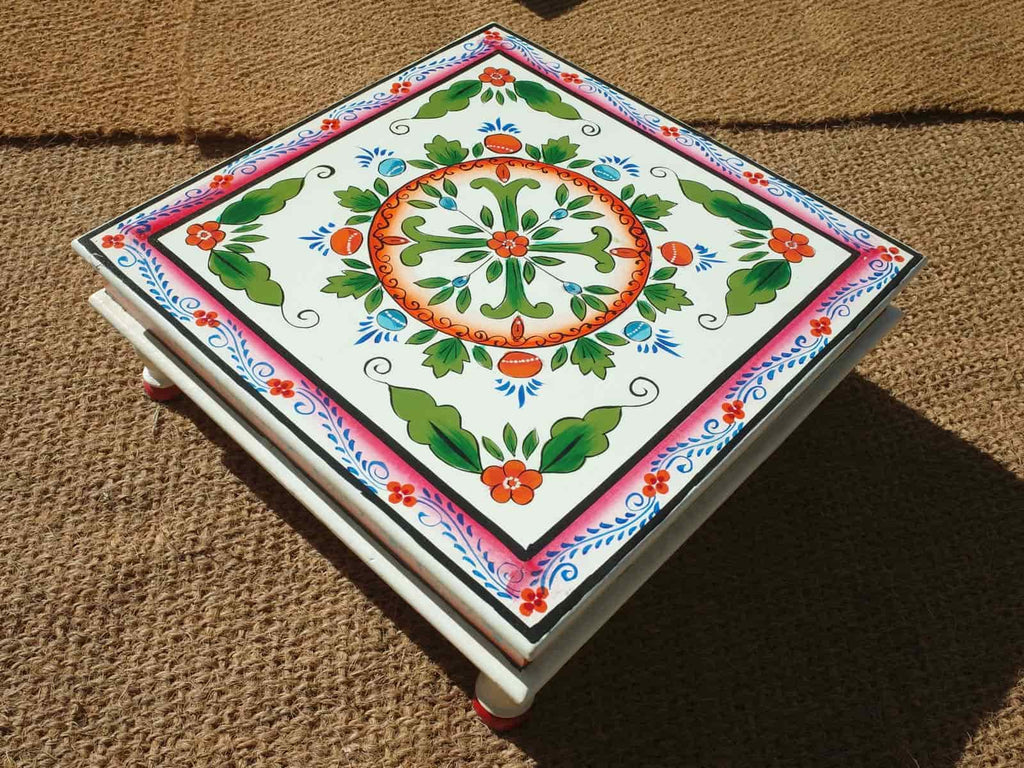 Camping with Soul Square Indian Table - Cream