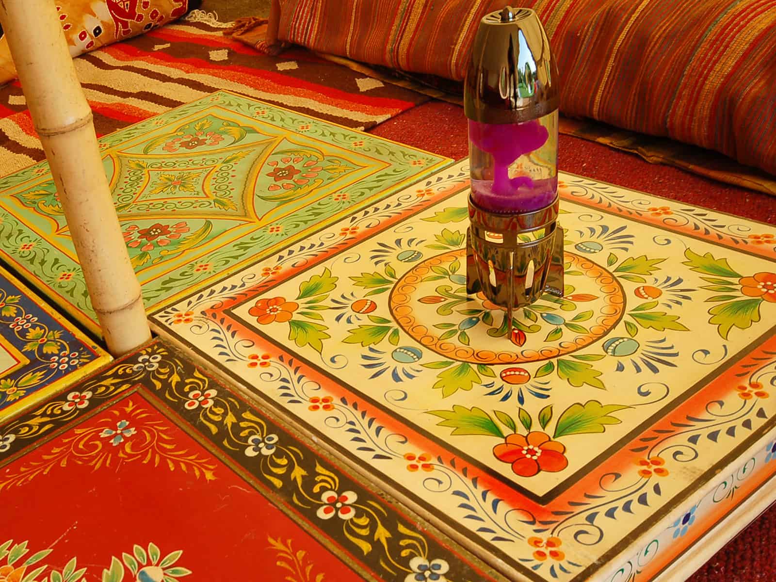 Camping with Soul Square Indian Table - Cream