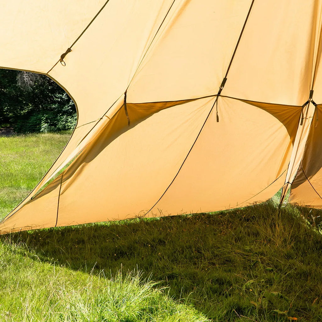 Boutique Camping 10m Star Shade Canopy Side Walls