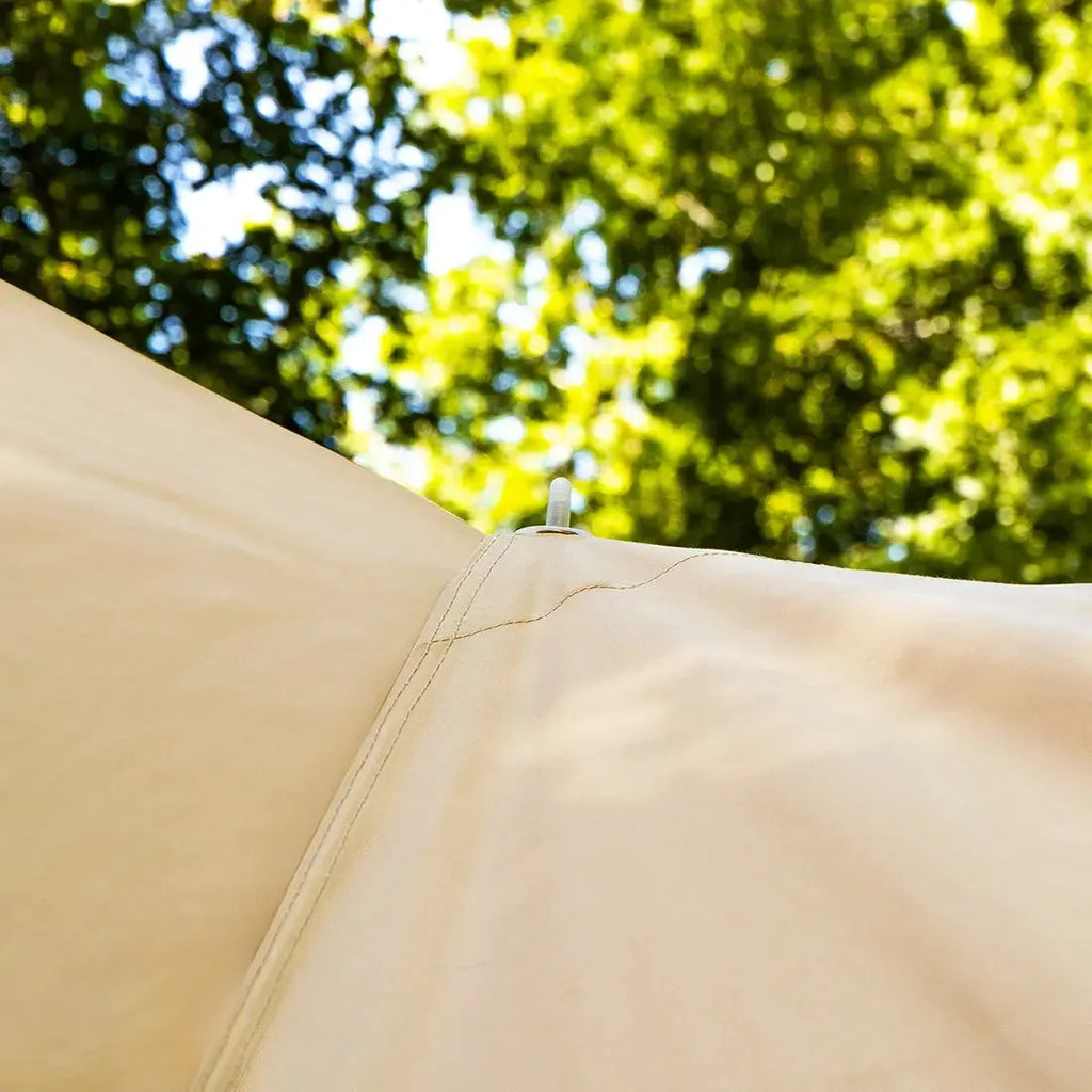 Boutique Camping Bell Tent Curved Canopy Awning