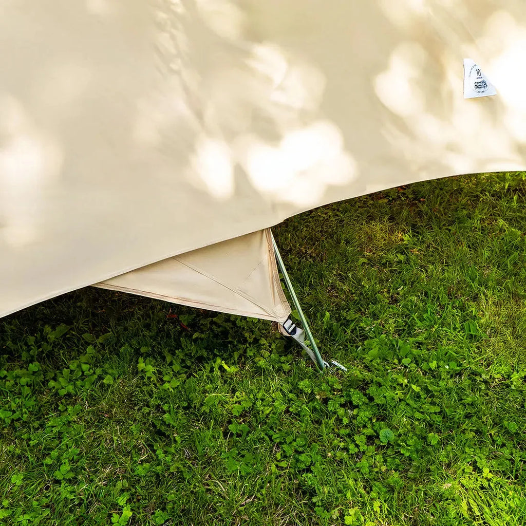 Boutique Camping Bell Tent Curved Canopy Awning