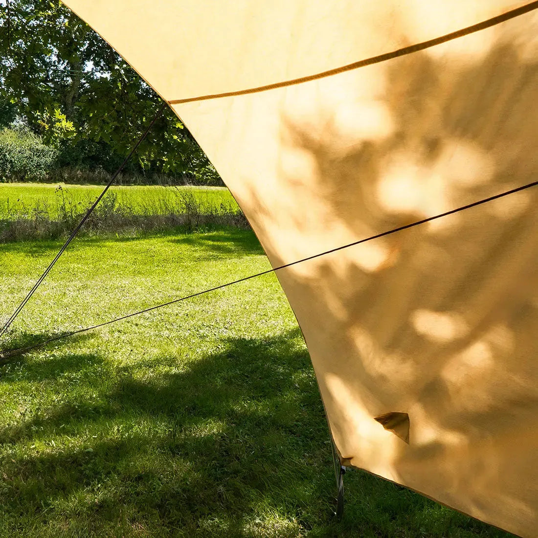 Boutique Camping Bell Tent Curved Canopy Awning