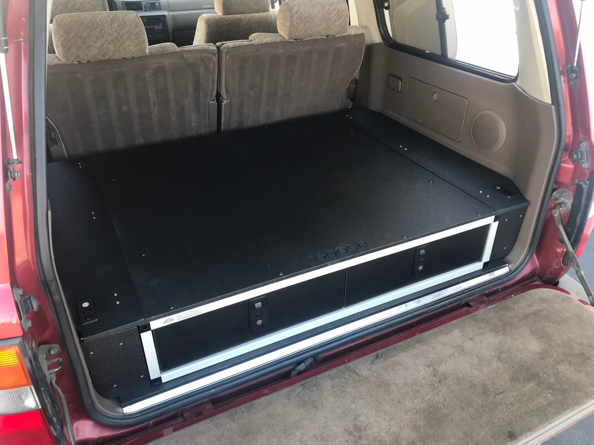 Stealth Sleep and Storage Package for Toyota Land Cruiser 1991-1997 80 Series - 43-3/8" W x 8" H x 40" D
