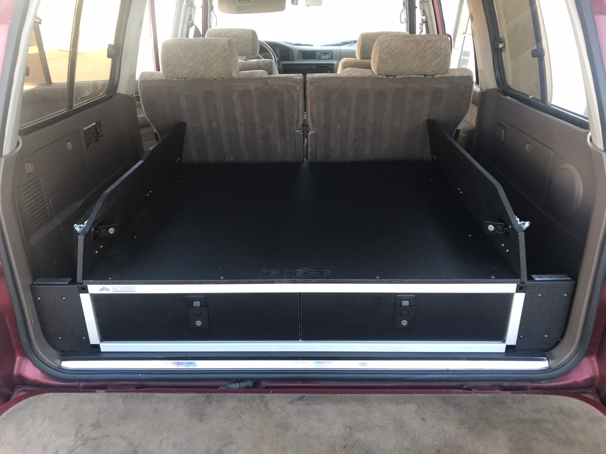 Stealth Sleep and Storage Package for Toyota Land Cruiser 1991-1997 80 Series - 43-3/8" W x 8" H x 40" D