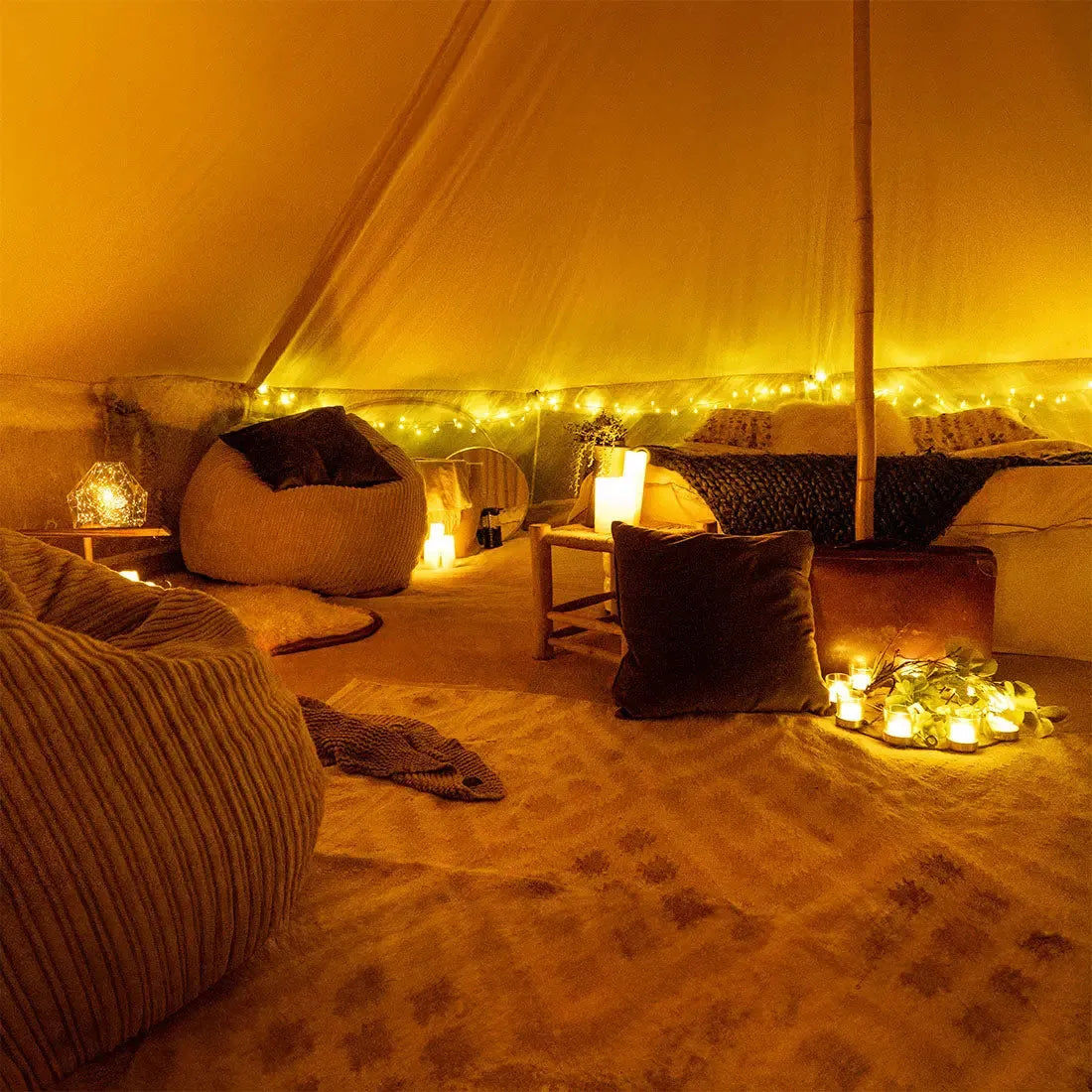 Boutique Camping Replacement Bell Tent Bamboo Centre Pole